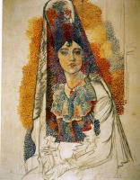 Picasso, Pablo - woman in a mantilla